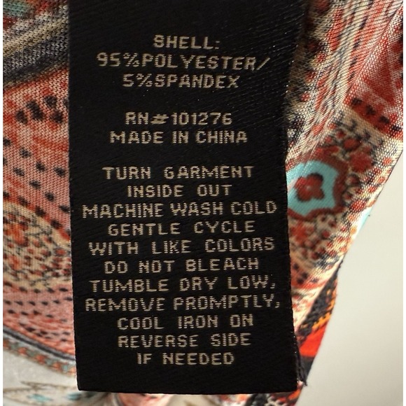 Vintage ICE Midi‎ Skirt Large Long 90s Y2K Floral Paisley Peasant Boho Stretch - Picture 7 of 8